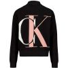 Calvin Klein Fijngebreide trui met logoprint en halve col online kopen