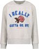 Scotch & Soda Varsity artwork loose fit sweater online kopen
