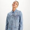 Levi's Uni benen uni volwassen 29945 0063 Originele trucker botter donker , Blauw, Unisex online kopen