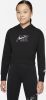 Nike Air Korte hoodie van sweatstof voor meisjes Black/White/Light Smoke Grey Kind online kopen