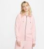 Nike Sportswear Essential Fleecehoodie met rits voor dames Roze online kopen