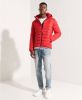 Superdry Winterjas fuji hooded classic puffer jacket dark moss(m5011201a gul ) online kopen