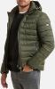 Superdry Winterjas fuji hooded classic puffer jacket dark moss(m5011201a gul ) online kopen