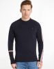 Tommy Hilfiger Trui met ronde hals GLOBAL STRIPE INTARSIA CREW NECK online kopen