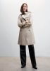 Mango Polana double breasted trenchcoat met ceintuur online kopen