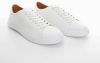 Mango man Eenkleurige leren sneakers online kopen