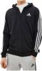 Adidas Felpa CON Cappuccio Essentials French Terry 3 Stripes Full Zip , Zwart, Heren online kopen