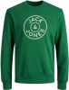JACK & JONES JUNIOR sweater JJMISARI met logo groen online kopen