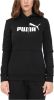 Puma essentials big logo fleece trui zwart dames online kopen