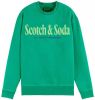 Scotch & Soda Sweater met logoprint en verwassen look online kopen