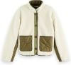Scotch & Soda Ecru Teddy Jas Reversible Jacket With Teddy online kopen