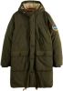 Scotch & Soda Parka jas heavy weight padded military(169114 0360 ) online kopen