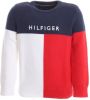Tommy Hilfiger Fijngebreide trui met colourblocking en logoborduring online kopen