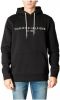 Tommy Hilfiger Herren Kapuzensweatshirt Logo Hoody , Zwart, Heren online kopen