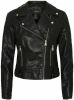 VERO MODA CURVE bikerjack van imitatieleer VMKERRIULTRA zwart online kopen