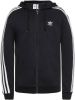 Adidas Adicolor 3 Stripe Full Zip Heren Hoodies Black 100% Katoen online kopen