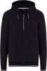 Armani Exchange Zip door hoodie met logo , Blauw, Heren online kopen