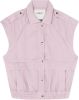 BA&SH Huben gilet van denim met steekzakken online kopen