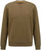 Hugo Boss sweater bordeaux effen katoen ronde hals online kopen