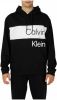 Calvin Klein Hoody bedrukt hoodie groot logo , Zwart, Heren online kopen