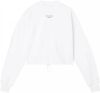 Calvin Klein Sweatshirt STACKED LOGO MOCKNECK SWEATSHIRT met jeans logo opschrift online kopen