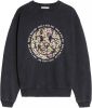 Catwalk Junkie sweater Happy Mood van biologisch katoen zwart online kopen