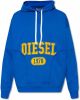 Diesel S Muster hoodie met steekzakken en logoprint online kopen