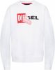 Diesel Sweatshirt With Logo , Wit, Heren online kopen
