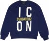 Dsquared2 Icon Sweatshirt , Blauw, Unisex online kopen