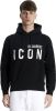 Dsquared2 Reflective Icon Hooded Sweatshirt , Zwart, Dames online kopen