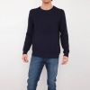 Emporio Armani Fijngebreide pullover in wolblend met structuur online kopen