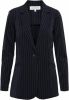 &Co Woman Gestreepte blazer , Blauw, Dames online kopen