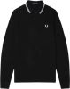 Fred Perry M3600 slim fit polo van piqu&#xE9; katoen met getipte details online kopen