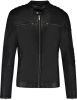 Goosecraft Jacket965 Bikerjack van schapenleer met doorgestikte details online kopen