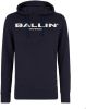 Ballin by Purewhite hoodie met tekst donkerblauw online kopen