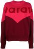 Isabel Marant &#xC9, toile Houston sweater met flock logoprint online kopen