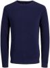 Jack & jones Knitted Pullover , Blauw, Heren online kopen