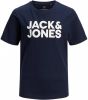 Jack & jones ! Jongens Shirt Korte Mouw - Donkerblauw Katoen online kopen