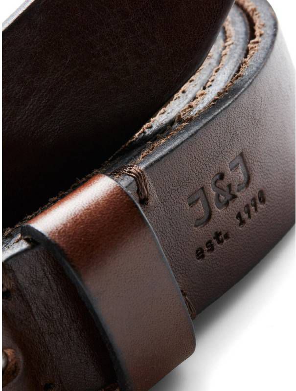 Jack & jones Riem Jack &, Jones 12111066 JJILEE LEATHER BELT NOOS BLACK