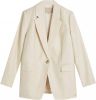 Josh V Mose Blazer Fijne Twill 1kn. , Beige, Dames online kopen