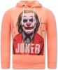 Justing Joker Print Heren Hoodie , Oranje, Heren online kopen