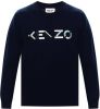 Kenzo Fijngebreide trui met logoborduring online kopen