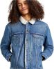 Levi's Levis 36137 0005 Exbf Sherpa Jacket AND Jackets Women Denim Medium Blue online kopen