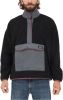 Levi's Polar Fleece Mock Neck Arctic Black Agat A3301 0000 , Zwart, Heren online kopen