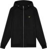 Lyle and Scott Jk1214v lyle&scott softshell jacket, z865 jet black online kopen