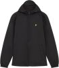 Lyle & Scott Sweatvest, ml420vtr zip door hoodie, 572 , Zwart, Heren online kopen