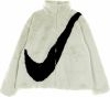 Nike Sportswear Damesjack met imitatiebont Wit online kopen