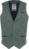 No Excess Gilet, yarn dyed stripe knitted smoke online kopen