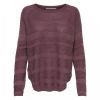 Only Knitted Pullover Solid , Paars, Dames online kopen