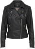 Only Onlgemma faux leather biker otw noos black Leren jassen Zwart online kopen